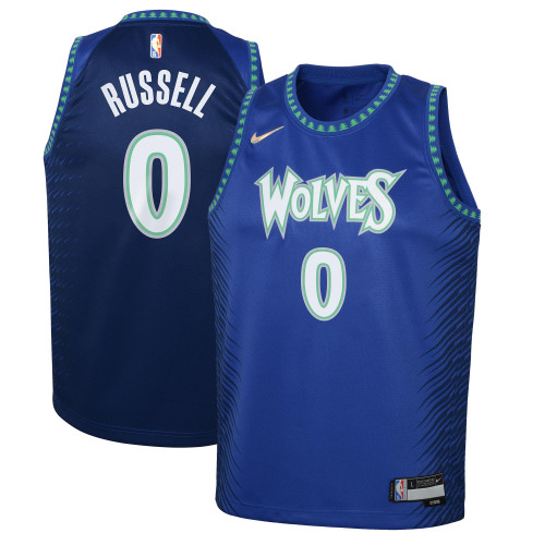 D'Angelo Russell Minnesota Timberwolves Nike Replica Replica Replica  2021/22 Swingman Jersey - City Edition - Blue