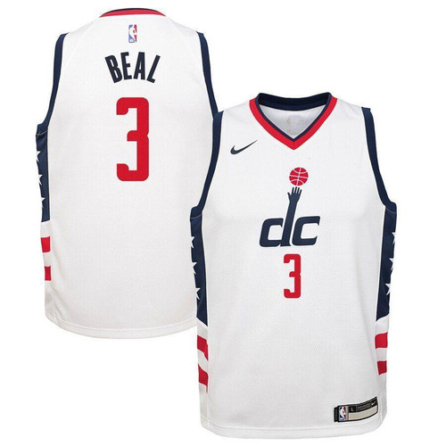 Bradley Beal Washington Wizards  Jersey White City Edition