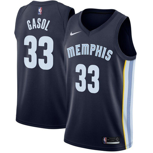 Marc Gasol Memphis Grizzlies Jersey Navy Icon Edition 2019