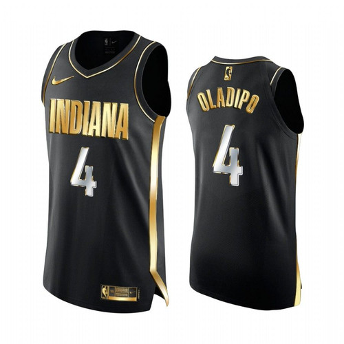 Victor Oladipo Indiana Pacers Black  Golden Jersey