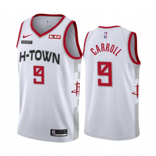 Demarre Carroll Houston Rockets 2019-20 White City #9 Jersey