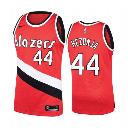 Portland Trail Blazers #44 Mario Hezonja Hardwood Classics Red Jersey