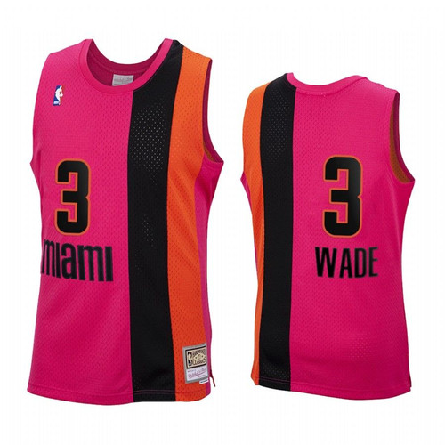 Dwyane Wade Miami Heat Pink Jersey Reload Hardwood Classics
