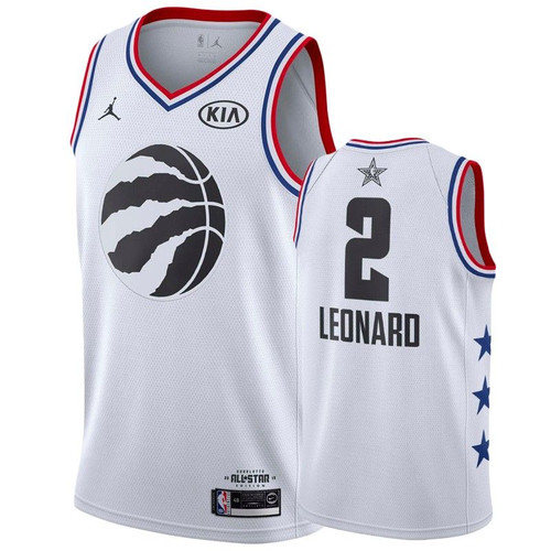 Men'S Toronto Raptors #2 Kawhi Leonard 2019 All-Star Jersey - White