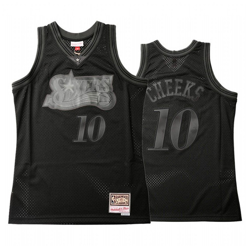 Philadelphia 76Ers Maurice Cheeks #10 Throwback Tonal Jersey Men'S