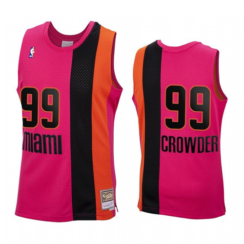 Jae Crowder Miami Heat Pink Jersey 2020 Reload Classic