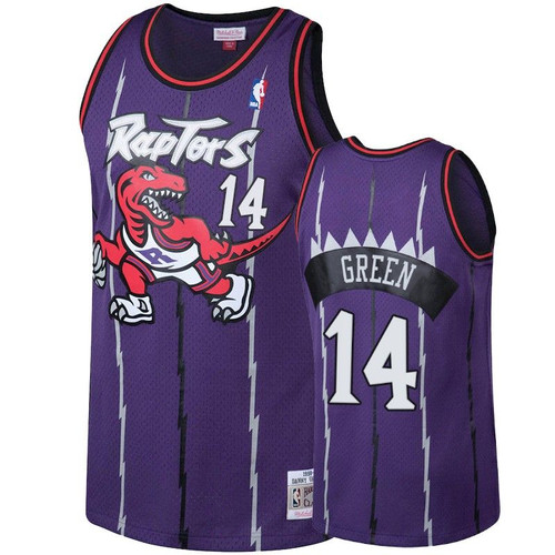 Toronto Raptors #14 Danny Green Purple 1998-99 Hardwood Classics Jersey