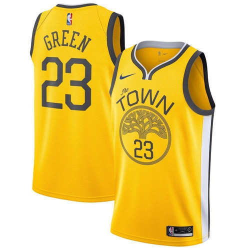 Draymond Green Golden State Warriors/19 Jersey Yellow Earned Edition 2019