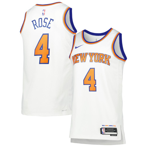 Derrick Rose New York Knicks Nike Replica Replica Replica Unisex 2022/23 Swingman Jersey - White - Association Edition
