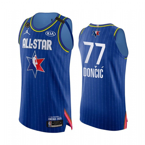 2020 All-Star Kobe Forever Jersey  Dallas Mavericks Luka Doncic #77 Blue