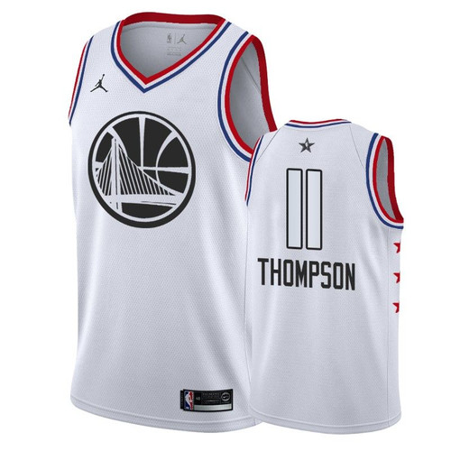Men'S Golden State Warriors #11 Klay Thompson 2019 All-Star Jersey - White
