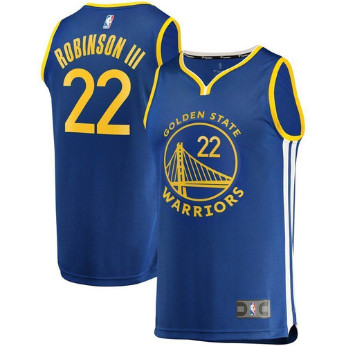 Glenn Robinson Iii Golden State Warriors Fanatics Branded Fast Break Replica Royal Icon Edition 3D Jersey