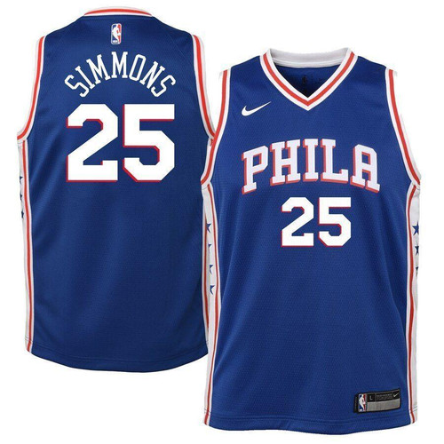 Ben Simmons Philadelphia 76ers  Jersey Royal Icon Edition 2019