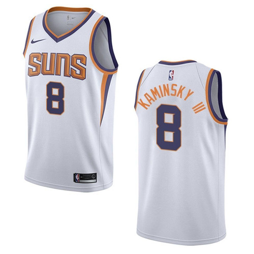 Phoenix Suns 8 Frank Kaminsky Iii Association Swingman White 3D Jersey