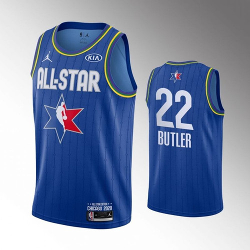 Miami Heat Jimmy Butler #22 Nba 2020 New Arrival Blue Jersey All-Over Print