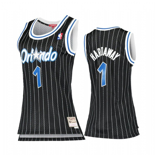 Penny Hardaway #1 Orlando Magic Black 1994-95 Hardwood Classics Jersey