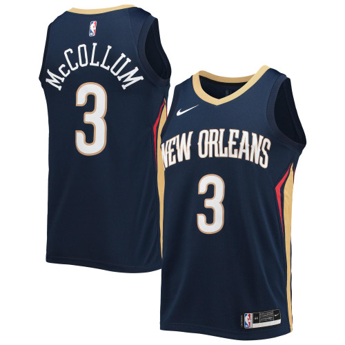 C.J. McCollum New Orleans Pelicans Nike Replica Replica Replica 2021/22 Swingman Jersey - Icon Edition - Navy