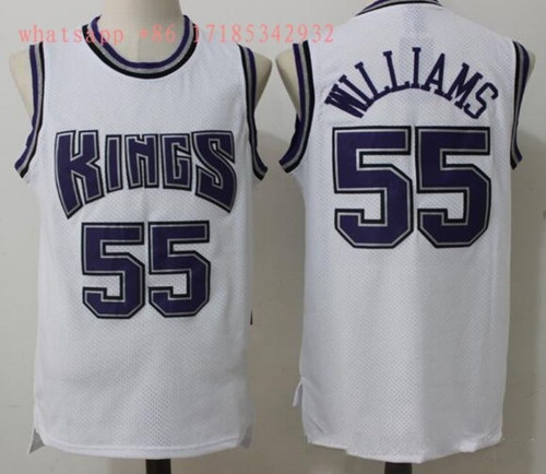Sacramento Kings Jason Williams55 2021 Nba New Arrival White Jersey Jersey