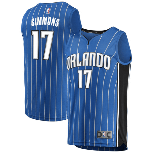 Jonathon Simmons Orlando Magic Fanatics Branded Fast Break Player Icon Edition Blue 3D Jersey