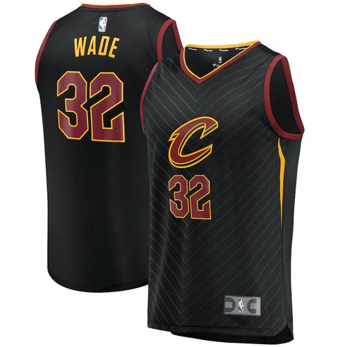 Dean Wade Cleveland Cavaliers Fanatics Branded Fast Break Replica Player Black Statement Edition 3D Jersey
