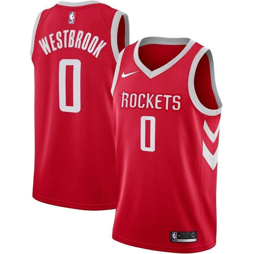 Russell Westbrook Houston Rockets Jersey Red Icon Edition 2019