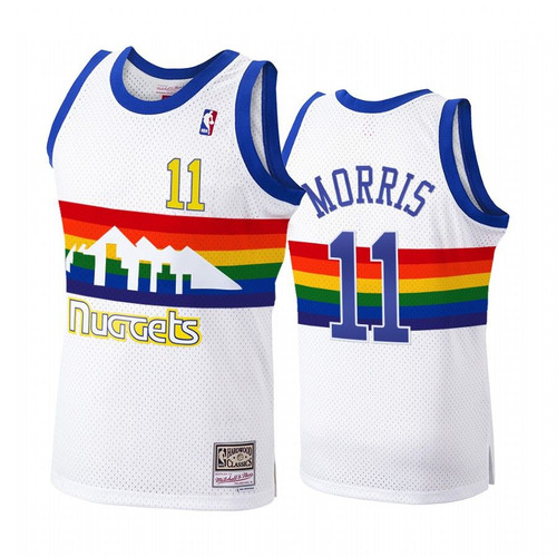Denver Nuggets Monte Morris #11 Hardwood Classics 1991-92 Jersey Men'S