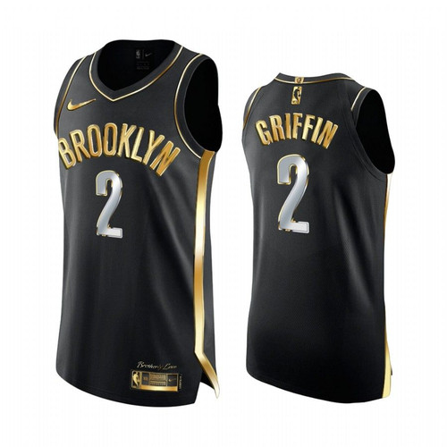 Brooklyn Nets Blake Griffin Black Golden Edition  Jersey 2021