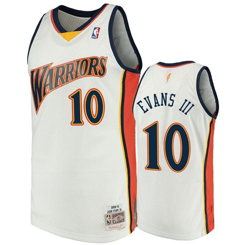 Golden State Warriors #10 Tim Hardaway White 2009-10 Hardwood Classics Jersey
