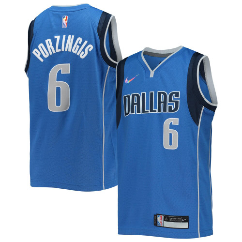 Kristaps Porzingis Dallas Mavericks Nike Replica Replica Replica  2021/22 Diamond Swingman Jersey - Icon Edition - Blue
