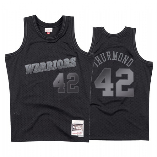 Golden State Warriors Nathaniel Thurmond #42 Black Tonal Jersey