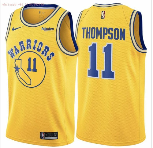 Golden State Warriors Klay Thompson #11 2020 Nba New Arrival Gold Jersey