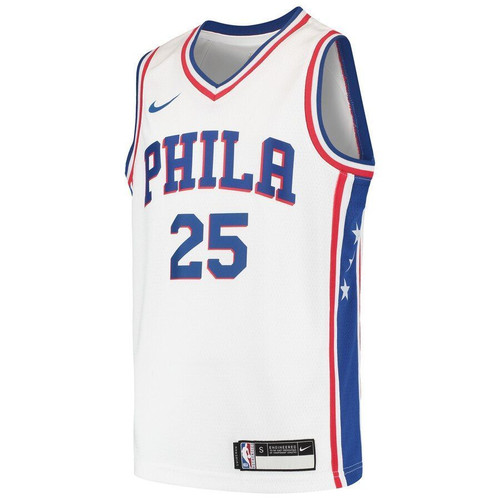 Ben Simmons Philadelphia 76Ers Youth Jersey Jersey White 2021