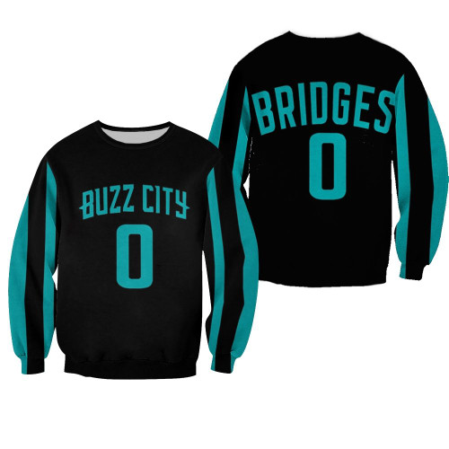 Miles Bridges Charlotte Hornets Jordan Brand City Edition Black Jersey Sweater