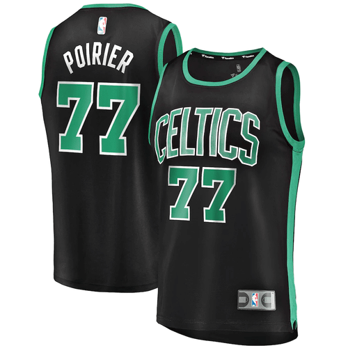Vincent Poirier Boston Celtics Fanatics Branded Fast Break Player Statement Edition Black 3D Jersey