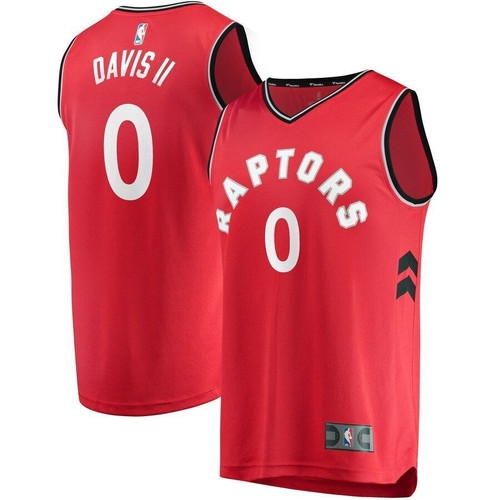 Terence Davis Ii Toronto Raptors Fanatics Branded Fast Break Replica Red Icon Edition 3D Jersey
