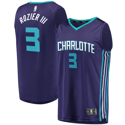 Terry Rozier Charlotte Hornets Fanatics Branded Fast Break Purple Statement Edition 3D Jersey