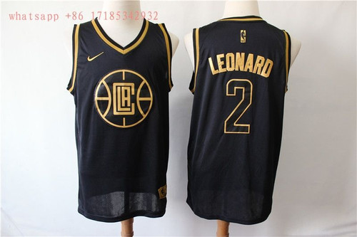 Los Angeles Clippers Kawhi Leonard #2 2020 Nba New Arrival Black Jersey
