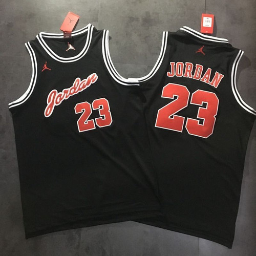 Chiacago Bulls Michael Jordan #23 Nba Classic Black Jersey