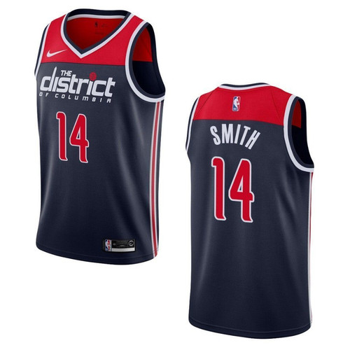 Washington Wizards 14 Ish Smith Statement Edition Swingman Navy 3D Jersey