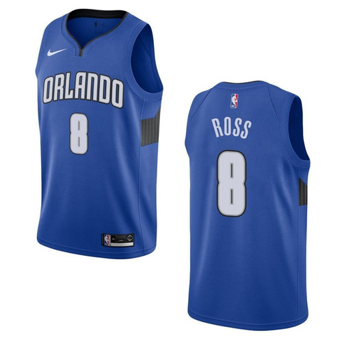 2021 20 Orlando Magic 8 Terrence Ross Statement Swingman Blue 3D Jersey
