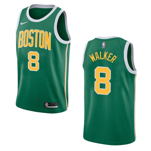 Boston Celtics 8 Kemba Walker Earned Swingman Green 3D Jersey