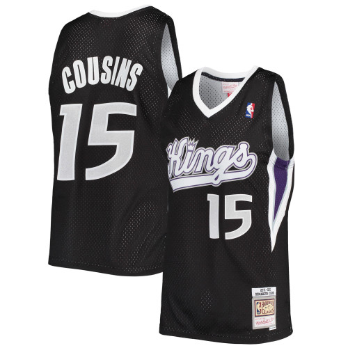 DeMarcus Cousins Sacramento Kings 2011/12 Hardwood Classics Black Jersey gift for Sacramento Kings fans