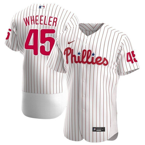 Philadelphia Phillies Zack Wheeler #45 2020 MLB White Jersey