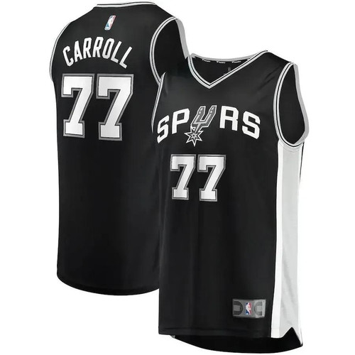 Demarre Carroll San Antonio Spurs Fast Break Replica Player Nba Jersey - Icon Edition - Black