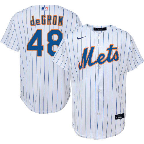 Nike Replica Jacob Degrom White New York Mets Home 2020 Replica Player Jersey