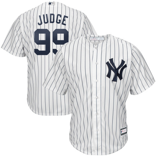 Men'S Aaron Judge White New York Yankees Big & Tall Replica Player Jersey