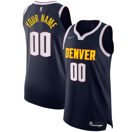 Denver Nuggets Nike Replica Replica Replica 2021/22 Diamond Swingman  Custom Jersey - Icon Edition - Navy