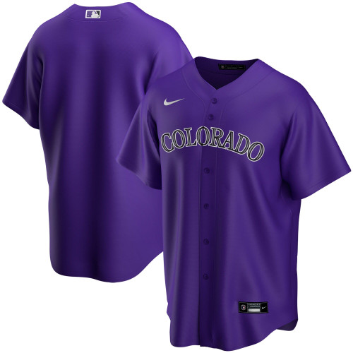 Nike Replica Replica Replica Purple Colorado Rockies Alternate 2020 Replica Team Jersey