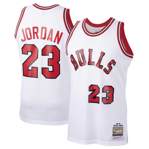 Michael Jordan Chicago Bulls Mitchell & Ness 1984-85 Hardwood Classics Rookie  Jersey - White