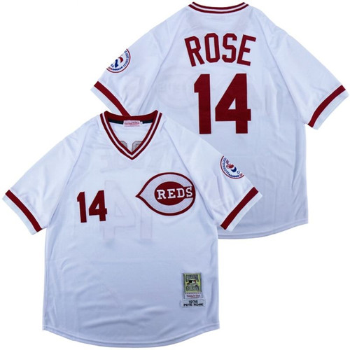 Cincinnati Reds Pete Rose #14 2020 Mlb White Jersey